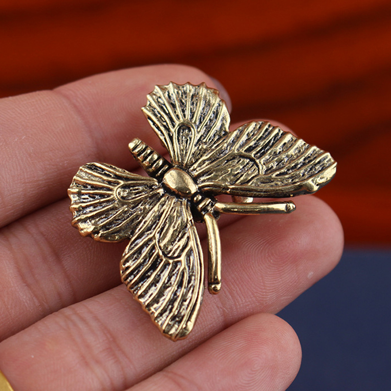 Office Furniture Wholesale - Brass Butterfly Statue, Insect Animal Model