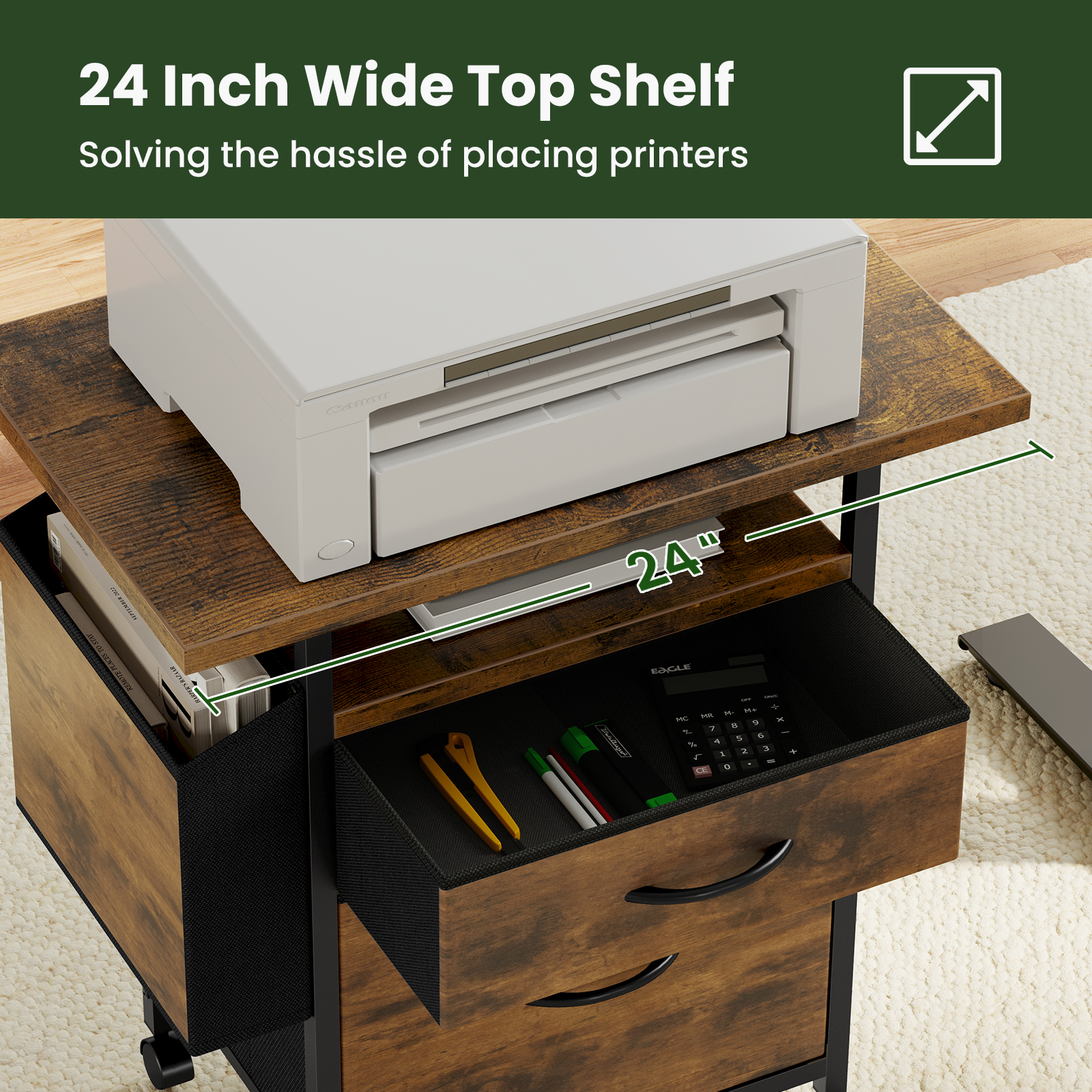 JHK Mobile File Cabinet with 2 - Office Furniture Wholesale avaliação e preço