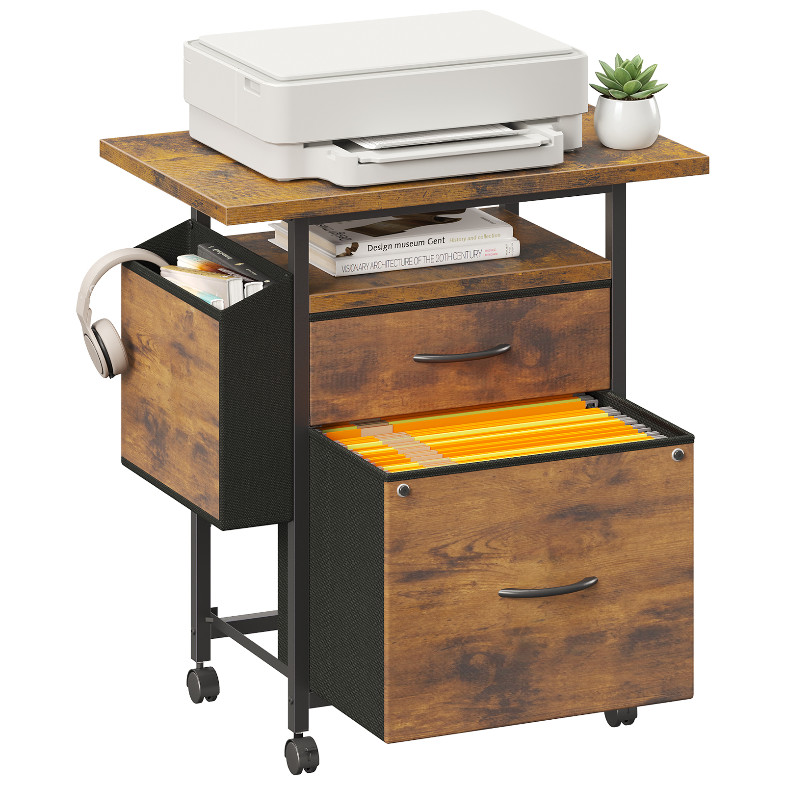 JHK Mobile File Cabinet with 2 - Office Furniture Wholesale avaliação e preço