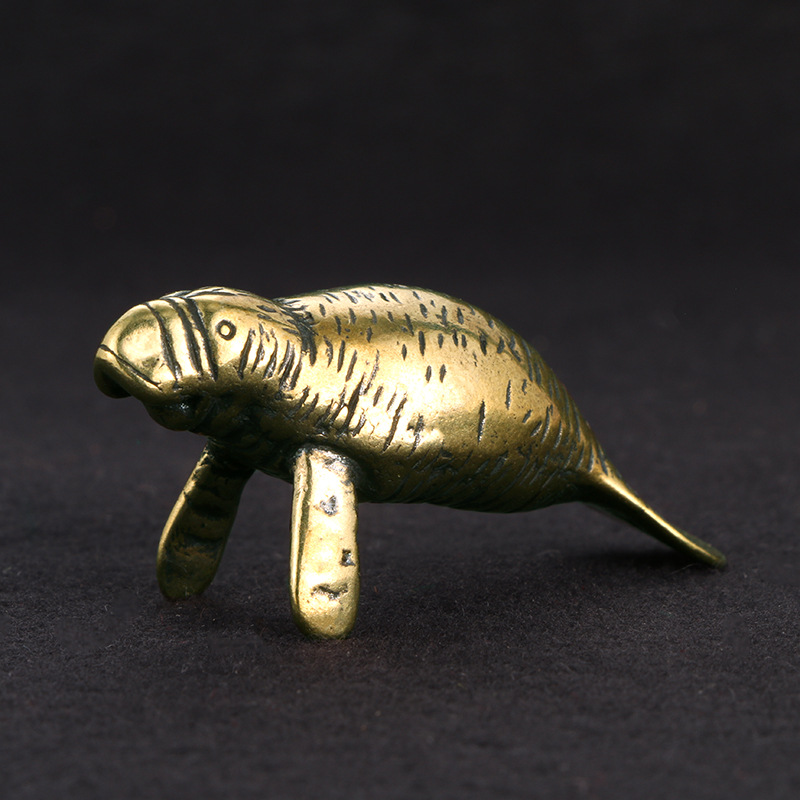 Brass Florida Manatee Decorati - Office Furniture Wholesale avaliação e preço