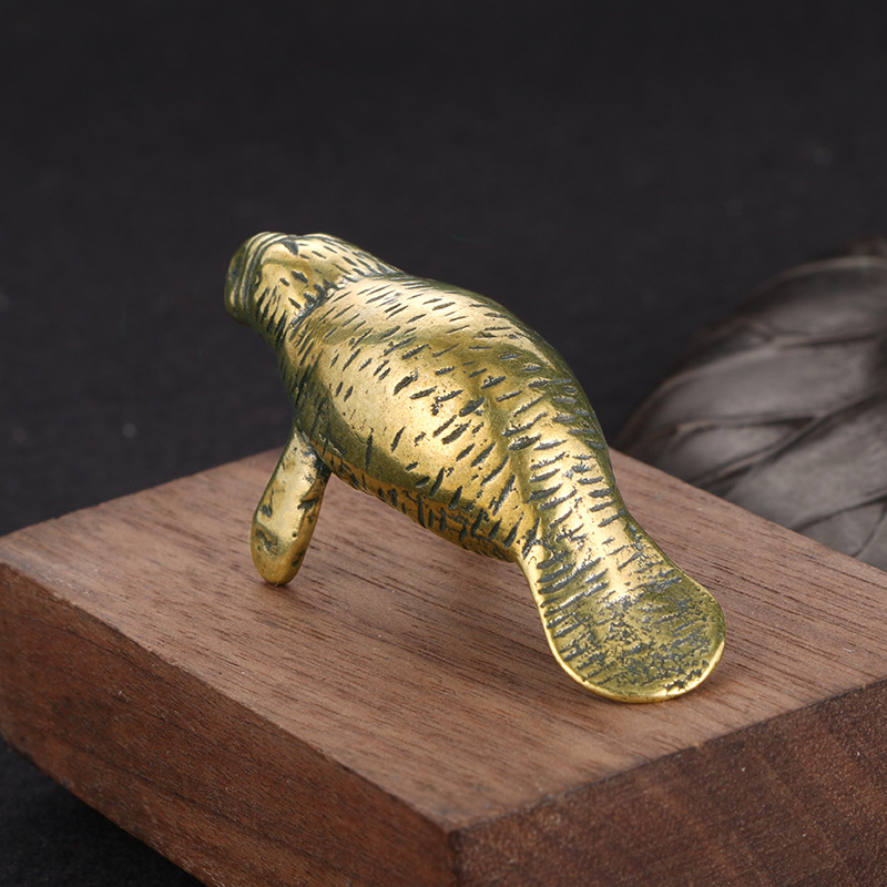Brass Florida Manatee Decorati - Office Furniture Wholesale avaliação e preço