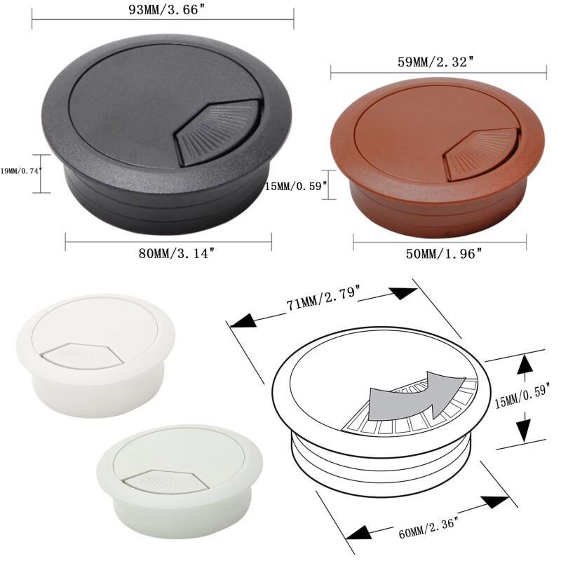 1Pcs Cable Hole Cover Cord Gro - Office Furniture Wholesale avaliação e preço