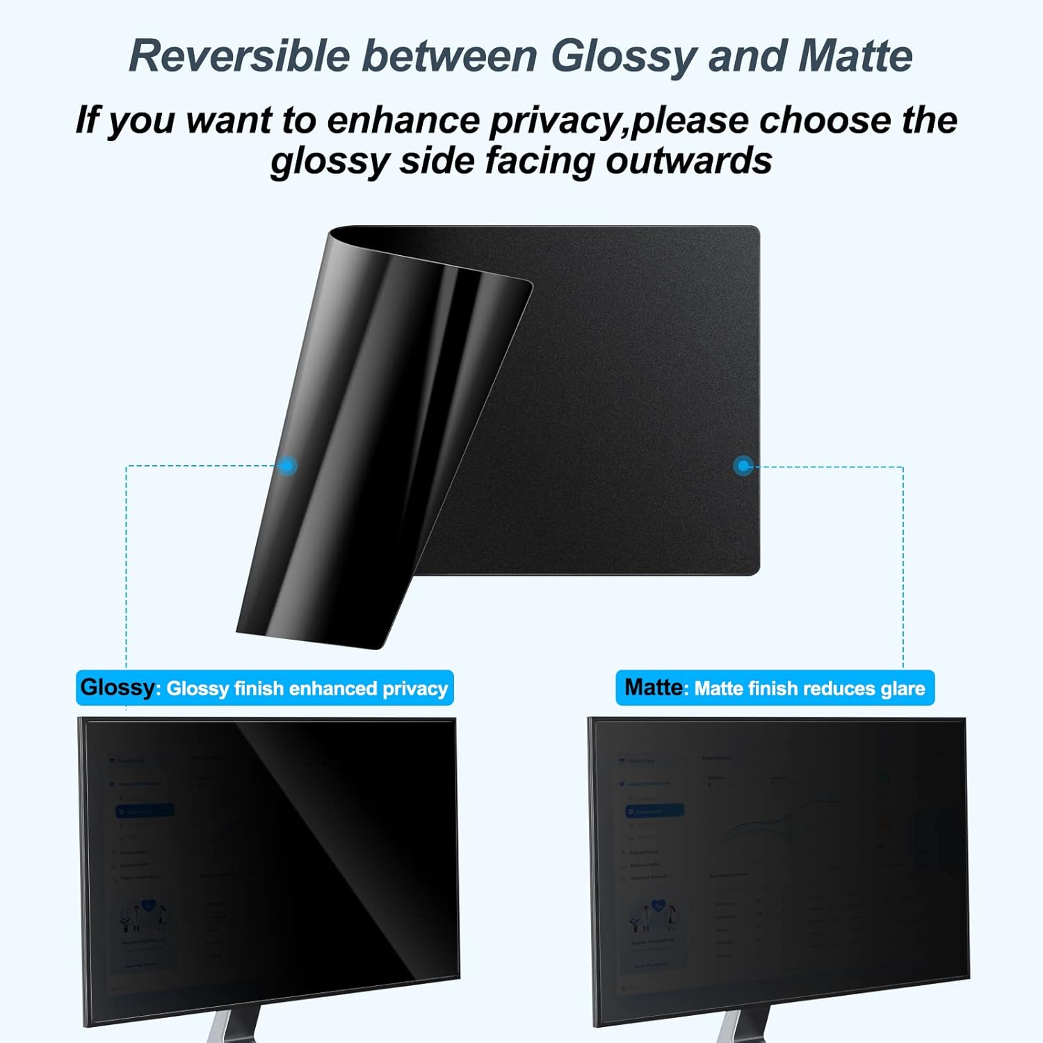 2 Pack 24 Inch Computer Privac - Monitor Privacy Filter avaliação e preço