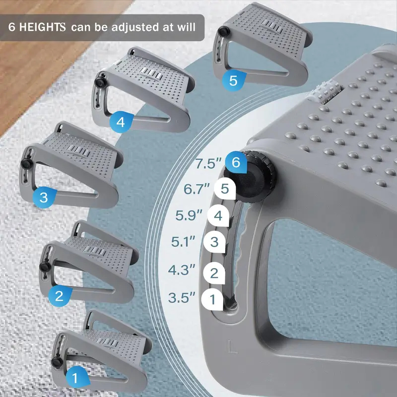 Ergonomic Foot Rest for Under  - Office Furniture Wholesale avaliação e preço