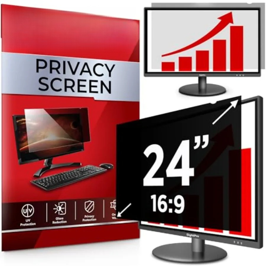 24 Inch 16:9 Computer Privacy  - Monitor Privacy Filter avaliação e preço