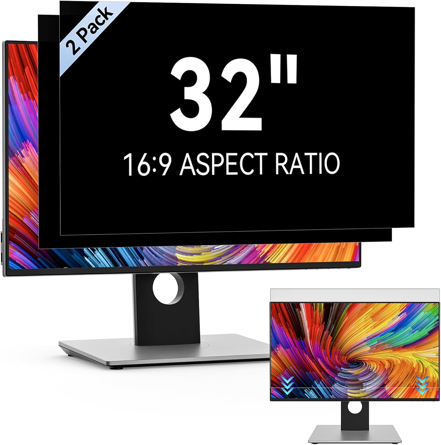 [2 Pack]32 Inch Computer Priva - Monitor Privacy Filter avaliação e preço