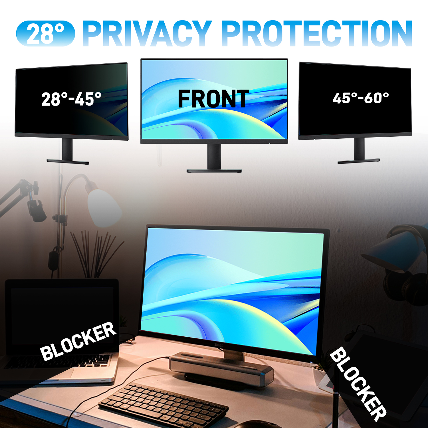 20 Inch Computer Privacy Scree - Monitor Privacy Filter avaliação e preço