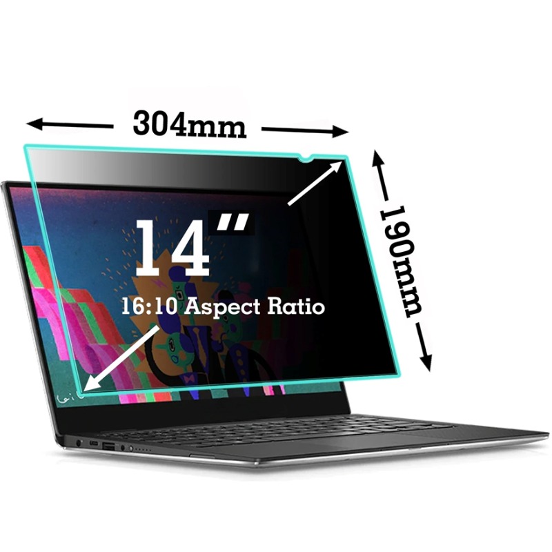 14 inch (16:10)-304* 190mm com - Monitor Privacy Filter avaliação e preço