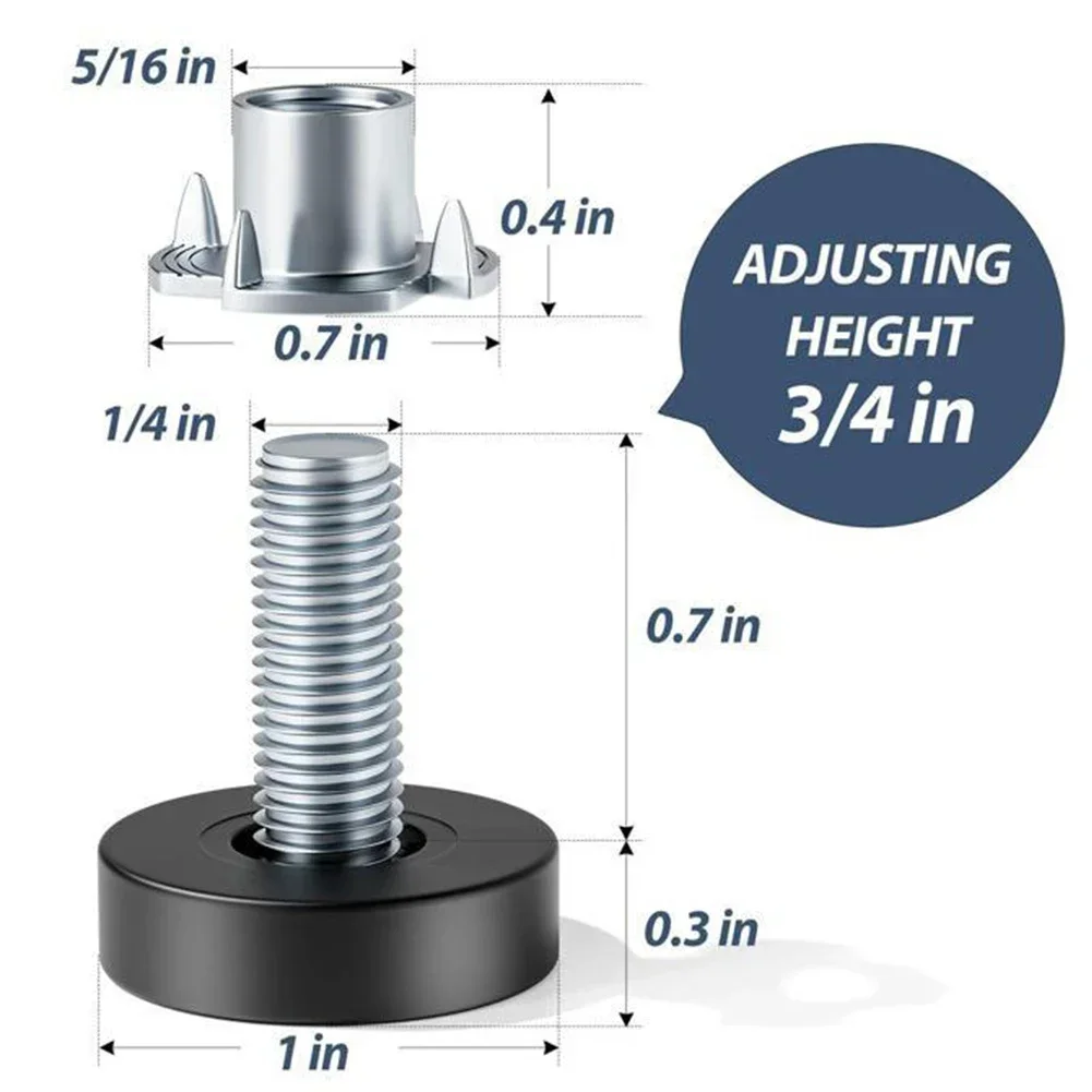 8PCS Adjustable Furniture Leve - Office Furniture Wholesale avaliação e preço